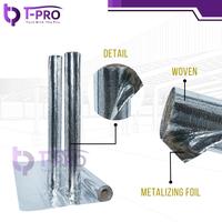 Gambar Aluminium Foil Woven / Karung Metalizing - Double Side | T-PRO | Peredam Panas Atap / Genteng / Ducting / Tembok | Bangunan / Rumah | Insulation / Insulasi Panas dan Dingin | Terbaik, Murah dan Terlaris dari Insulation Store Jakarta undefined 2 Tokopedia