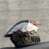 Gambar HELM JPX NOVA X V2.0 BLACK N9 NUSANTARA IKN, PAKET SPOILER, DOBLE VISOR, SLOT INTERCOM, ORIGINAL Motorcycle - PAKET SPOILER, M dari KA&KA HELMET undefined 4 Tokopedia