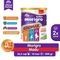 Gambar MORIGRO GROMAX VANILLA / MADU 800GR - SUSU PENAMBAH BERAT BADAN ANAK - MADU dari babyju undefined 1 Tokopedia