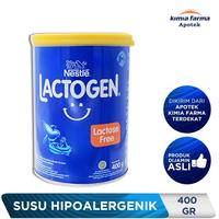 Gambar LACTOGEN LACTOSE FREE 400 GR / SUSU HIPOALERGENIK / KIMIA FARMA dari babyju undefined 1 Tokopedia