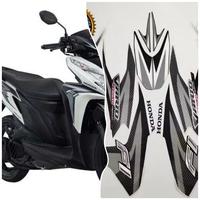 Gambar Stiker Striping Body Motor Honda Vario Techno 125 Fi 2012 Putih Abu - Merah dari TwinRR Striping Motor undefined 1 Tokopedia