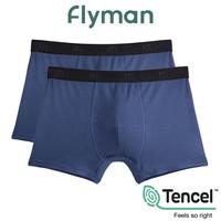 Gambar celana dalam pria dewasa Flyman Celana Dalam Boxer Pria Modal Fabric Tencel 2 Pcs FM 3056 New - Onyx, XXL dari Dexas Friend undefined 5 Tokopedia