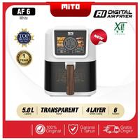 Gambar MITO AF~6 SMART AI DIGiTAL AiR FRYER 5 Liter LOW WATT Panci Penggorengan Tanpa Minyak dari Xll Yoss undefined 3 Tokopedia