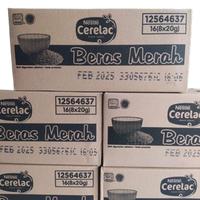 Gambar NESTLE CERELAC Beras Merah Bubur Sereal Sachet - 1 Dus / 16 Renceng - Tanpa dari Toko Cahaya Wahyu Abadi PRO undefined 1 Tokopedia
