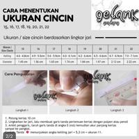 Gambar Cincin Rantai Hitam Titanium Anti Karat Pria Wanita GELANK MALANG - 17 dari Gelankmalang undefined 2 Tokopedia