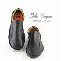 Gambar SEPATU SLIP-ON PRIA FELIX VERGUSO - CMP 01 BLACK dari Foximas Footwear undefined 1 Tokopedia