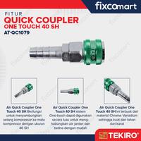 Gambar Tekiro Quick Coupler One Touch (SH) 20 SH / Alat Konektor Kompressor - ONE 20 SH dari Fixcomart undefined 2 Tokopedia