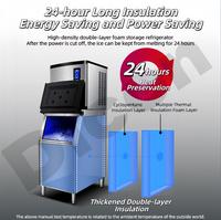 Gambar DICON SF - 500 Mesin Es Batu Commercial Cube Ice Maker 450KG / 500KG PER 24JAM Kapasitas Besar untuk Cafe Restoran / ktv dari HOLI SHOP INDO undefined 3 Tokopedia