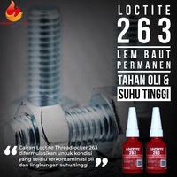 Gambar LEM BAUT PERMANEN TAHAN OLI DAN PANAS LOCTITE 263 THREADLOCKER 10ML dari Gasst undefined 1 Tokopedia