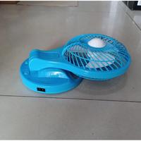 Gambar Kipas Angin Mini Portable MIXINDO MUX-5580 + Lampu LED dari Teuku Umar elektronik undefined 4 Tokopedia