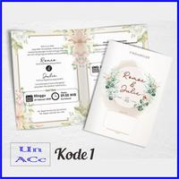 Gambar Cetak Undangan Pernikahan  Lembar Undangan Khitanan, Ulang Tahun Modern dan kekinian Aestetic - 5 dari FRD Digital Printing undefined 1 Tokopedia