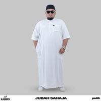 Gambar Jubah Sahaja Kabiro Gamis Pria Ukuran Jumbo Big size 4XL 5XL 6XL Kerah Shanghai Bahan Rayon Twill / Jubah Gamis Pria Dewasa Jumbo XXXXL Lengan Pendek / Jubah Laki Laki Hitam Putih Big Size - mustard, 6XL dari moslemismestore undefined 4 Tokopedia