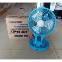 Gambar Kipas Angin Mini Portable MIXINDO MUX-5580 + Lampu LED dari Teuku Umar elektronik undefined 1 Tokopedia