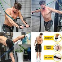 Gambar Resistance Bands Set Exercise Bands With Door Anchor Legs Ankle Straps Resistance Training Physical Therapy Workouts dari GalleryStore- undefined 5 Tokopedia