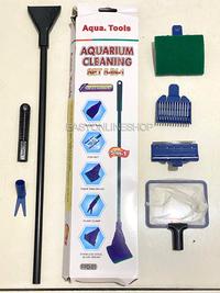 Gambar Pembersih Aquarium 5 in 1 Tongkat Cleaner Alat Pembersih Kaca Scraper Aquascape dari Easyonlineshopp undefined 1 Tokopedia