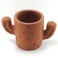 Gambar gerabah terracota dekorasi ruangan pot tanah liat bentuk kaktus kerajinan tangan 10 cm dari Griya ATP undefined 1 Tokopedia