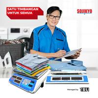 Gambar Timbangan digital skala komputasi Digital 30KG Timbangan Buah / laundry Digital Computing Scale Double Display ECO30 Banyu Sojikyo Peralatan Kitchenware dari Truteknik undefined 5 Tokopedia