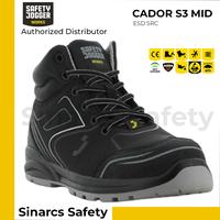 Gambar Sepatu Safety Jogger CADOR S3 Mid - Black / Hitam - Size 38 dari Sinarcs Safety undefined 2 Tokopedia