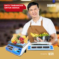 Gambar Timbangan digital skala komputasi Digital 30KG Timbangan Buah / laundry Digital Computing Scale Double Display ECO30 Banyu Sojikyo Peralatan Kitchenware dari Truteknik undefined 4 Tokopedia