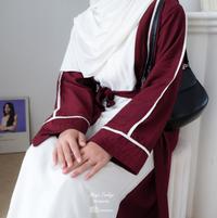 Gambar TERMURAH ABAYA TURKIYE - POLYLINEN LARIS - MOCCA, SMALL dari barubbery undefined 3 Tokopedia