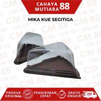 Gambar Mika Cake Segitiga / Mika Kue Potong / CT Segitiga Kecil isi 50 pcs dari cahayamutiara88 undefined 2 Tokopedia