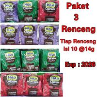 Gambar PAKET 3 RENCENG SUSU HiLO HIGH CALCIUM CHOCO MALT CHOCOLATE TARO - 3 CHOCO MALT dari Shea Babykids Store undefined 1 Tokopedia