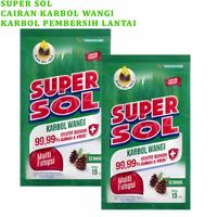 Gambar Karbol Pembersih Lantai * Super Sol * Karbol Super Sol Aroma Cemara * 1 Renceng 12pcs dari MD mandiri undefined 2 Tokopedia