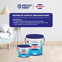 Gambar Metrolite Acrylic Emulsion 1kg Cat Dinding Interior Pacific Paint Wall water based dalam ruangan - Super White dari Sadar Jaya Maju undefined 3 Tokopedia