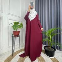 Gambar ABAYA BASIC HABIBAH ANAK DAN DEWASA GAMIS CRINGKLE PREMIUM - Broken White, XL, Anak 10-11 dari YANI_KAYUNGYUN_COLLECTION undefined 5 Tokopedia