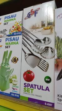 Gambar GSF 7 Pcs Kitchen Tool Sodet Centong Irus Kipas Rak Sutil Spatula dari Home Electro undefined 3 Tokopedia