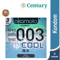 Gambar OKAMOTO KONDOM 003 COOL 3`S / ALAT KONTRASEPSI dari Apotik Century undefined 1 Tokopedia