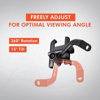 Gambar ROJO FOX Holder Motor M01 Holder HP Motorcycle & Bicycle Phone Holder | 360° Rotation, Quick Install, Universal Fit | Sturdy, Safe & Waterproof Aluminum Design_Rojofox_Phone Holder Ponsel Smartphone dari Rojo Fox undefined 3 Tokopedia