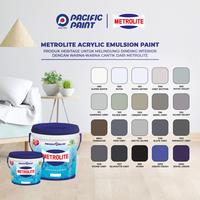 Gambar Metrolite Acrylic Emulsion 1kg Cat Dinding Interior Pacific Paint Wall water based dalam ruangan - Super White dari Sadar Jaya Maju undefined 4 Tokopedia