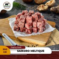 Gambar Hijrahfood Beef Saikoro Meltique Cubes Premium | Daging Sapi Saikoro - 500 gram dari Hijrahfood Meatshop undefined 1 Tokopedia