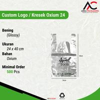 Gambar Kantong Plastik Kresek Oxium 24x40 - Custom Logo Cetak Sablon - Ramah Lingkungan - Hotel | Resto | Cafe dari Area Packaging Jakarta undefined 1 Tokopedia