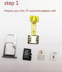 Gambar Nano to Nano / Micro Sim Adapter tambah Extender Hybrid slot dual converter microsd card sd - Nano dari HHAcc undefined 3 Tokopedia