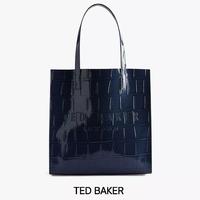 Gambar TED BAKER CROCCON Croc Effect Large Tote Bag - Dark Blue dari Push Hold undefined 1 Tokopedia