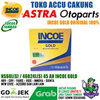 Gambar NS60LS Incoe Gold Astra Original 46B24LS 45 Amper 400 CCA Tukar Tambah dari TOKO ACCU CAKUNG undefined 3 Tokopedia