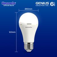 Gambar Hannochs Lampu Emergency Bohlam LED GENIUS 6W Cahaya Putih dari Hannochs Official undefined 3 Tokopedia