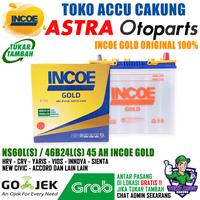 Gambar NS60LS Incoe Gold Astra Original 46B24LS 45 Amper 400 CCA Tukar Tambah dari TOKO ACCU CAKUNG undefined 5 Tokopedia