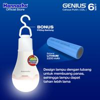 Gambar Hannochs Lampu Emergency Bohlam LED GENIUS 6W Cahaya Putih dari Hannochs Official undefined 2 Tokopedia