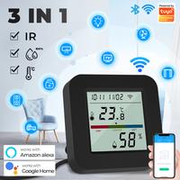 Gambar Smart Tuya WIFI Infrared Universal Remote Control, Temperature and Humidity Sensor Detector for Indoor Home Use with APP Control dari Smart Shop Center. undefined 2 Tokopedia