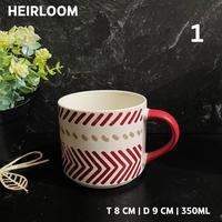 Gambar HEIRLOOM Mug Keramik Red Pottery Clay Mug Gelas Keramik Kopi Teh Coffee Cafe Art Style - HEIRLOOM-3 dari Mega Indo Grosir undefined 2 Tokopedia