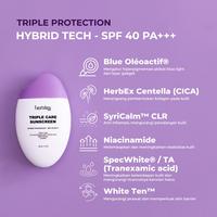 Gambar Facetology [NON COMEDOGENIC SUNSCREEN TESTED] Triple Care Sunscreen SPF 40 PA+++ 40ML dari Skinland Glow Vibe undefined 1 Tokopedia