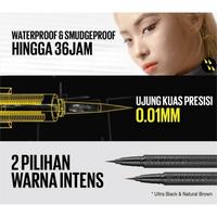 Gambar MAYBELLINE Eyeliner-Hyper Glossy/Sharp/Hypersharp Extreme/Line Tattoo Crayon/Play Color 48H-Ultra Black/Natural Brown-Pen/Liquid Eye Liner-Waterproof Long Lasting - LT CRAYON BROWN dari NFS Shop Tokopedia undefined 5 Tokopedia
