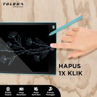 Gambar TOLEDA LCD Writing Board Drawing Tablet 12 inch Papan Tulis Gambar Anak - Hijau dari Toleda Indonesia undefined 5 Tokopedia