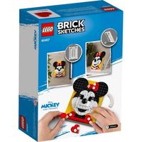 Gambar LEGO Brick Sketches - 40457 Minnie Mouse Set Building Kid Toy Disney Figure Model Action Kit Art Display Creator The Movie Mini Mickey and Friends Original Classic Headz Play Disneyland Toys BrickHeadz New dari Double Di Store undefined 2 Tokopedia