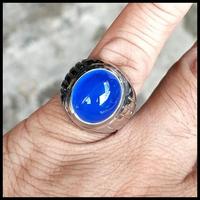 Gambar Cincin Batu Akik Permata Natural Spirtus Biru Mizone Chalcedony Minima Terlaris|Best Seller - 7 dari Candra Olss undefined 2 Tokopedia