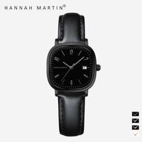 Gambar GRATIS KOTAK HANNAH MARTIN 1651 Jam Tangan Wanita 100% Original Korean Model Terbaru Keren Quartz CEWEK Kulit Anti Air Women Watch COD garansi FREE BOX ori asli bentuk kotak square watch - 1651-BFH dari VAVA VOOM_NEW undefined 1 Tokopedia