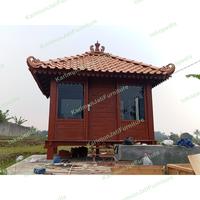Gambar gazebo full dinding antik | pusat gazebo kayu lengkap Jepara dari KarimunJatiFurniture undefined 2 Tokopedia